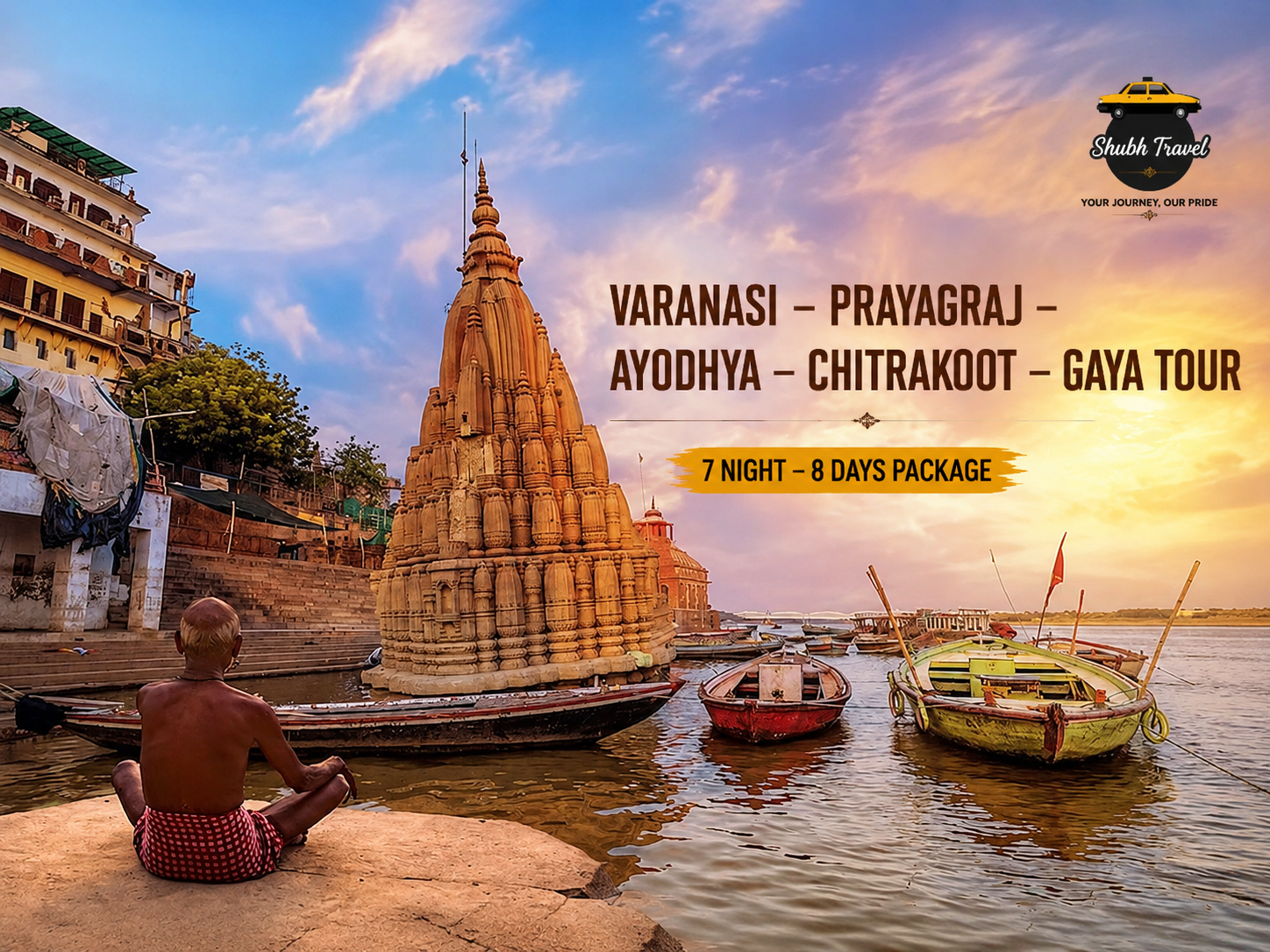Varanasi Prayagraj Ayodhya Chitrakoot Gaya Caravan Tour